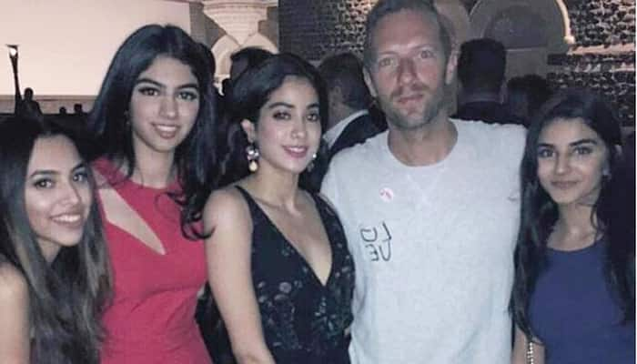 Chris Martin&#039;s party time with Janhvi, Khushi Kapoor and Aaliyah Kashyap 