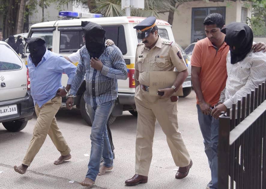 Three accused arrest produced in Bandra court