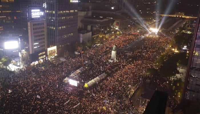 Thousands protest against South Korean President as older conservatives grumble