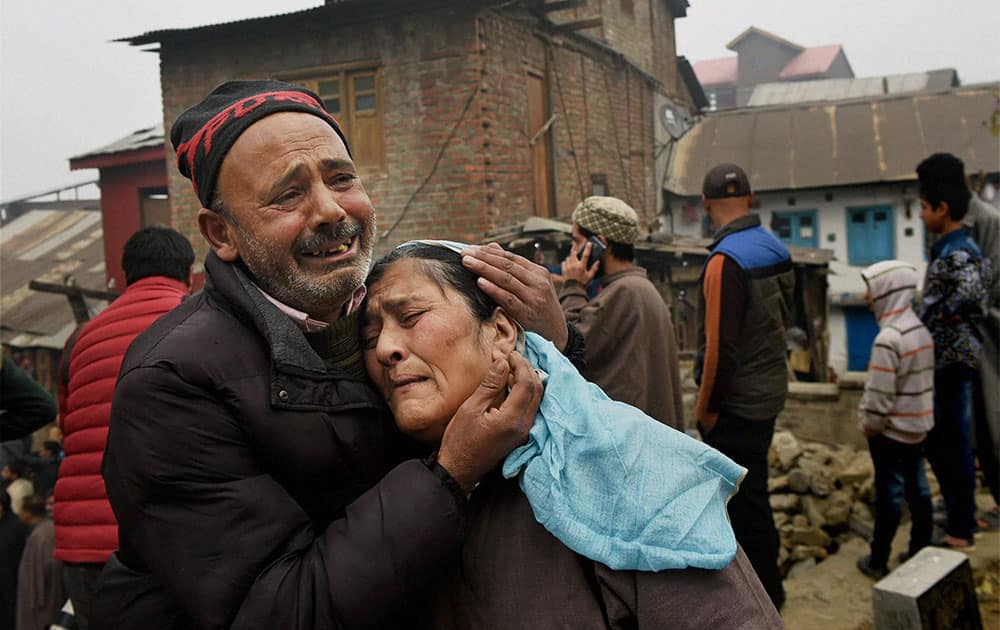 Fire in Srinagar