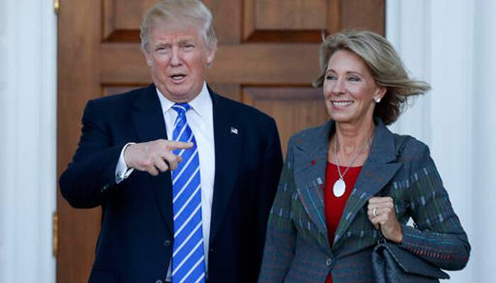 Donald Trump picks wealthy activist for education secretary