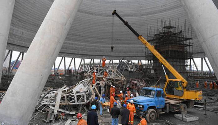 China power plant collapse kills 67: Media