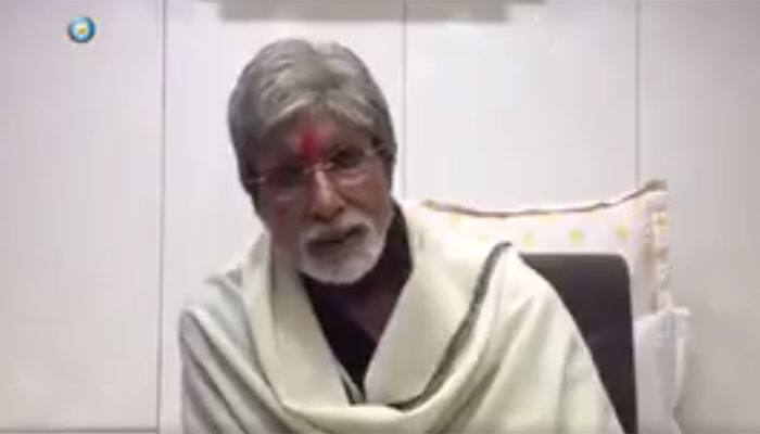 WATCH: Amitabh Bachchan takes on Ravi Shastri&#039;s tracer bullet challenge