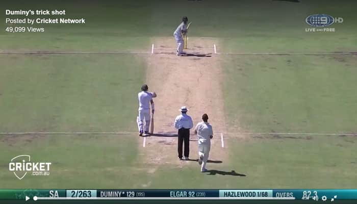 Watch Video: JP Duminy invents a new shot in cricket, almost from back of the bat