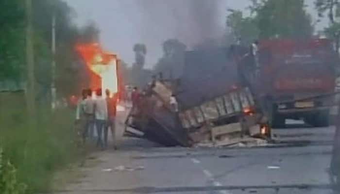 Vehicles torched during Jharkhand bandh