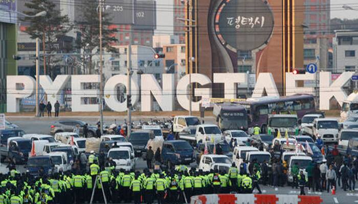 South Korea police deployed ahead of anti-Park rallies
