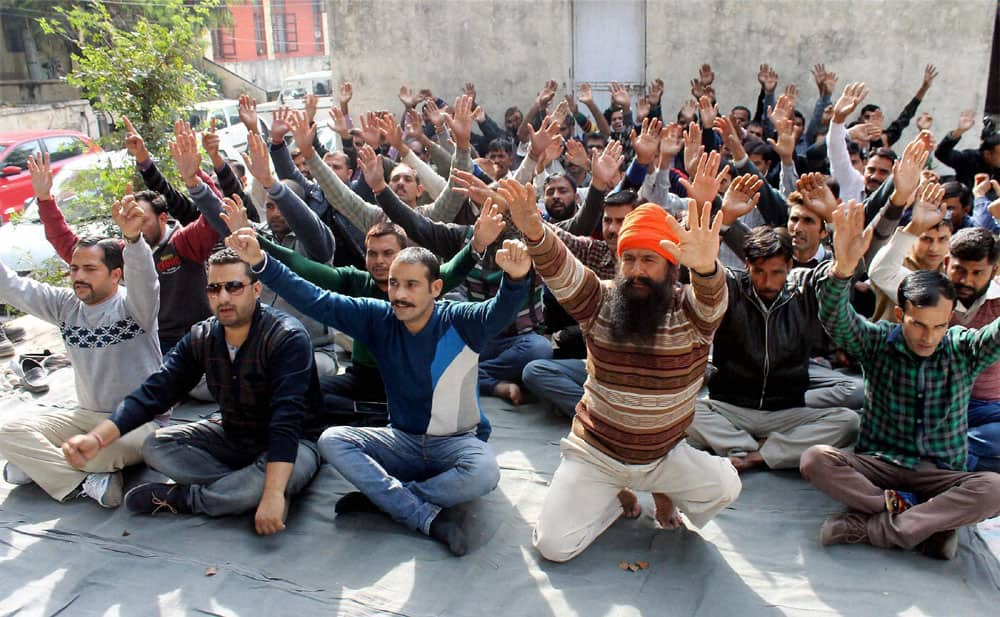 Protest in Jammu