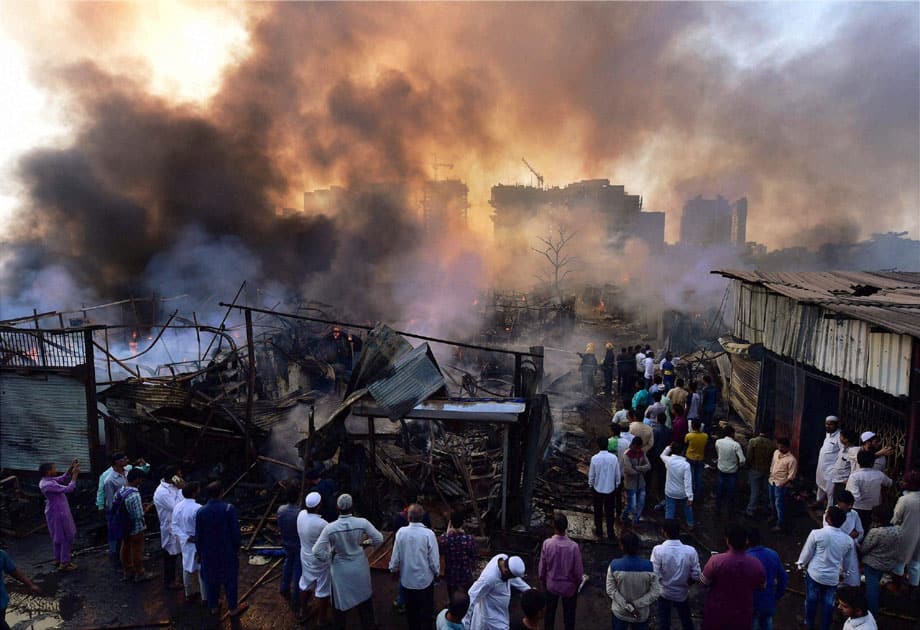 Fire in Mumbai