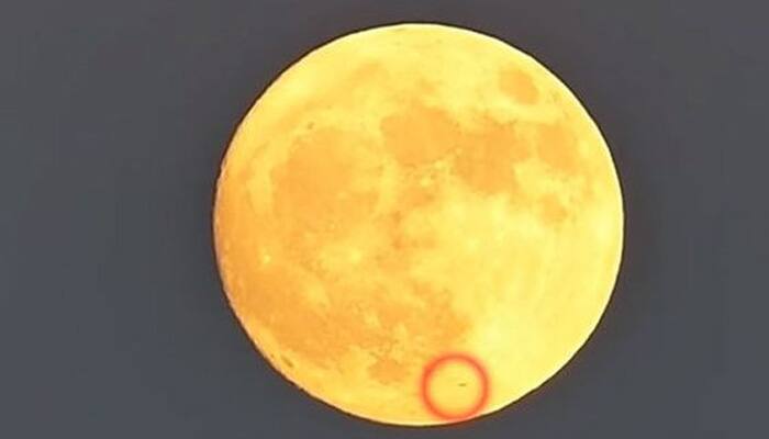 Is alien invasion of earth obvious? Spectacular footage shows UFO flying past supermoon – Watch