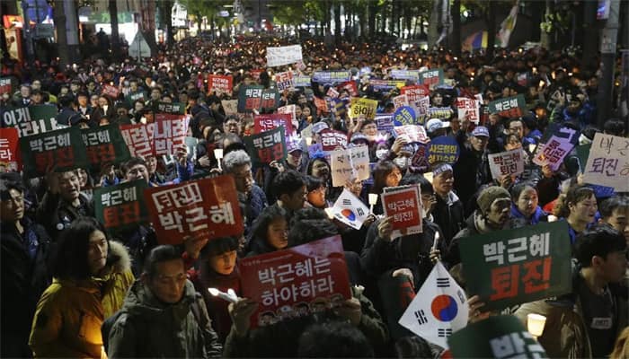 Thousands rally to demand South Korea President`s ouster