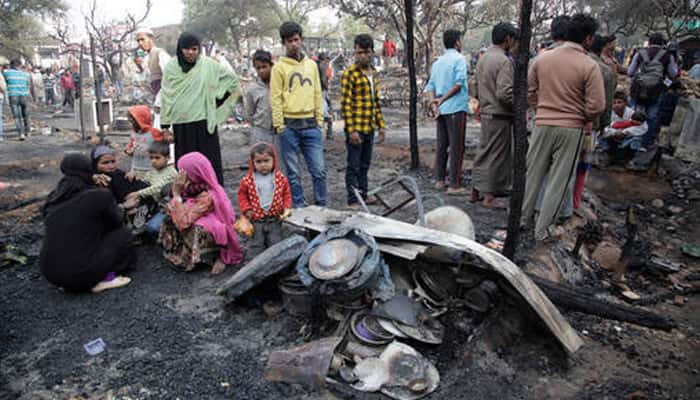 Three killed in Jammu slum blaze