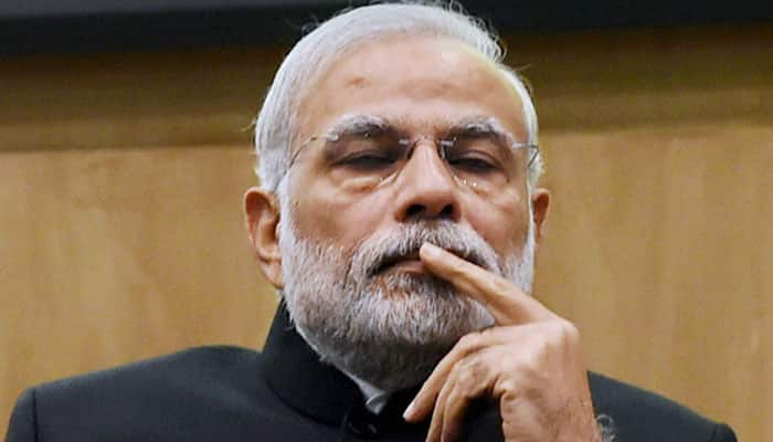 PM Narendra Modi meets senior ministers in Parliament over note ban row