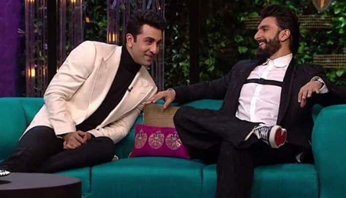 Ranbir Kapoor had THIS to say about Ranveer Singh and Deepika Padukone&#039;s relationship while sipping &#039;Koffee With Karan 5&#039;