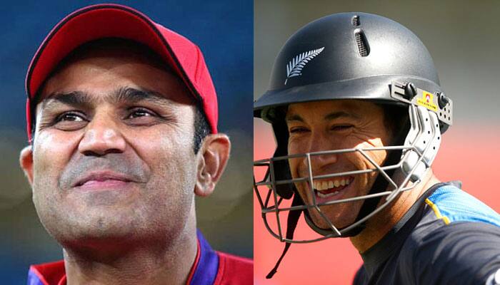 Virender Sehwag trolls Ross Taylor in trademark style