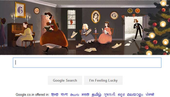 Google&#039;s Doodle tribute to Louisa May Alcott on 184th birthday