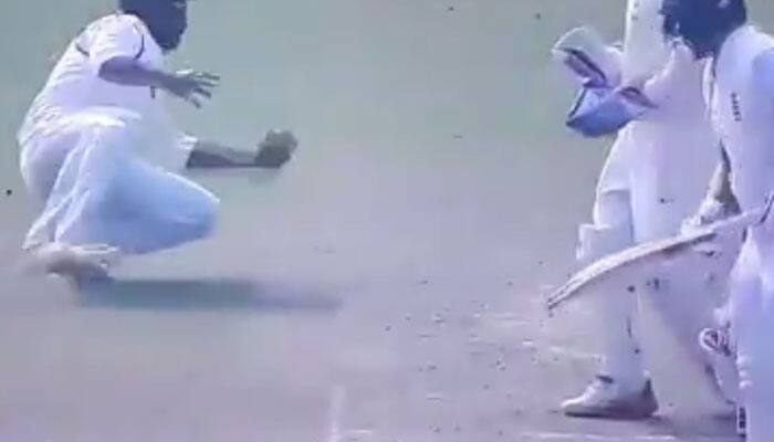 WATCH: Ajinkya Rahane&#039;s brilliant one-handed catch to dismiss Joe Root on Day 4 of third India-England Test