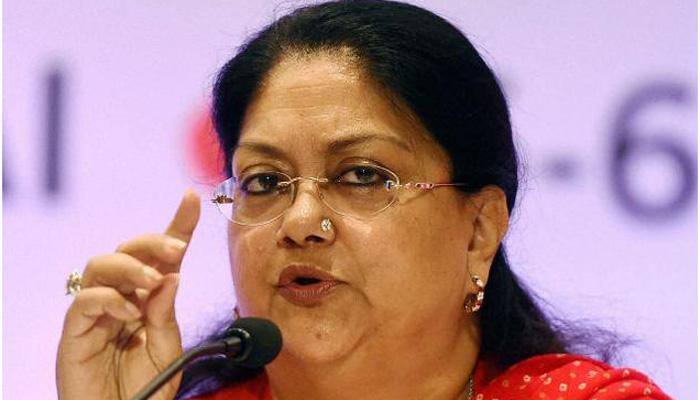 CM Vasundhara Raje declares 5,656 Rajasthan villages scarcity-hit