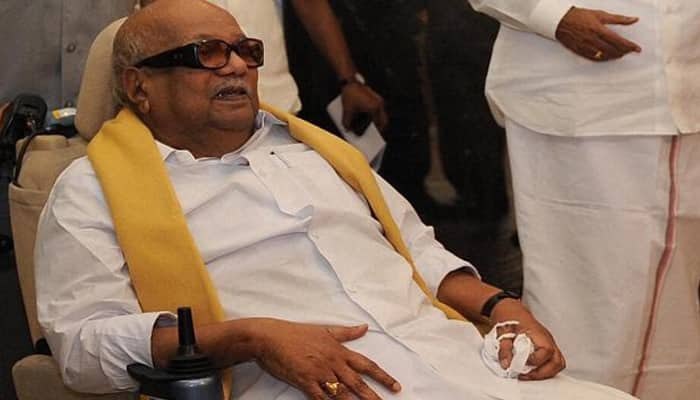 DMK chief Karunanidhi hospitalised in Chennai