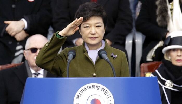 South Korean ruling party urges Park Geun-Hye to quit in April