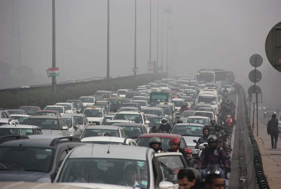 Fog in Gurugram