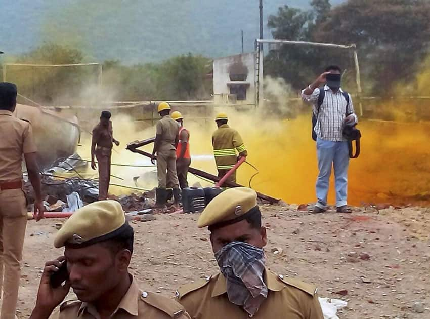 Blast in Murugampatti