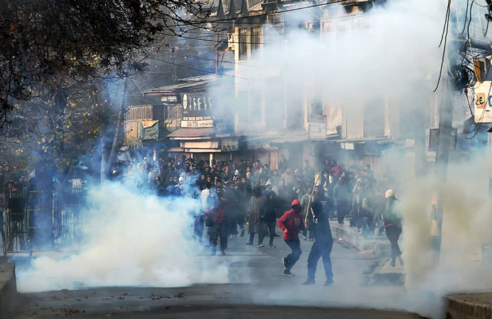 Protest in Srinagar