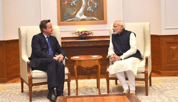 Ex-British premier meets PM Modi; dicsusses mutual issues