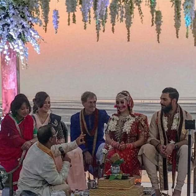 Cricketer Yuvraj Singh and Hazel got married in Goa