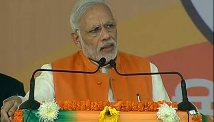 PM Narendra Modi addresses BJP&#039;s Parivartan rally in UP&#039;s Moradabad: Highlights