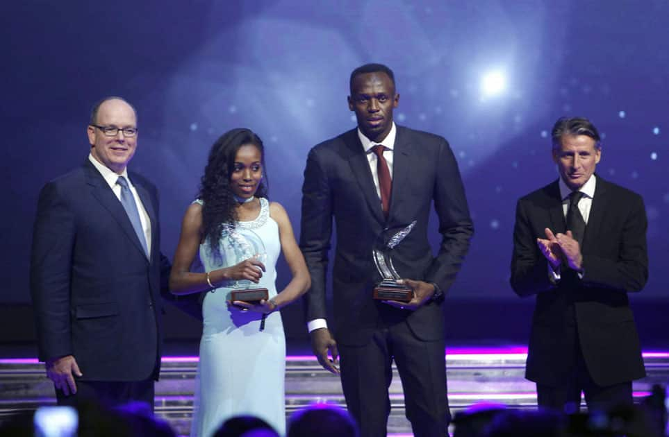 Usain Bolt, Almaz Ayana, Prince Albert II of Monac