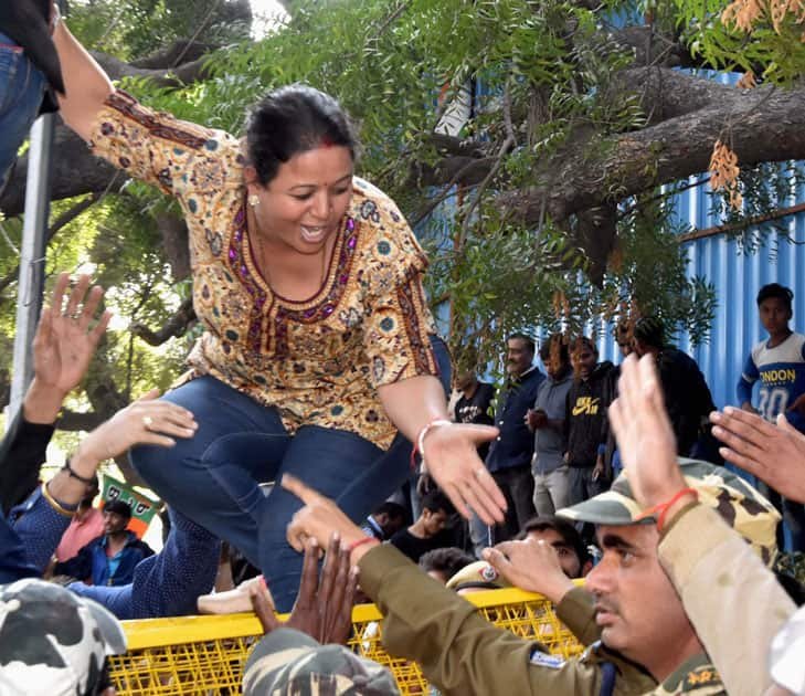 Protest against Kejriwal