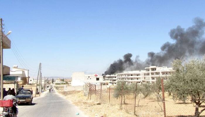 Air strikes on village of Syria&#039;s Idlib; killed 21 civilians
