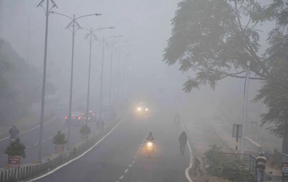 Foggy morning in Bhopal