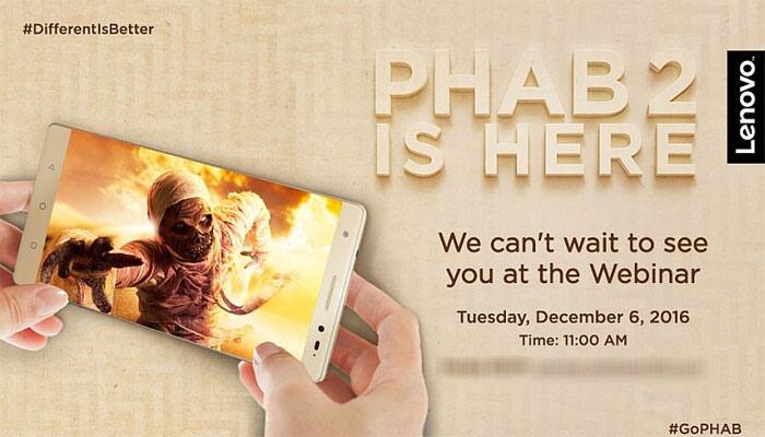 Lenovo Phab 2 smartphone all set to be launched in India today