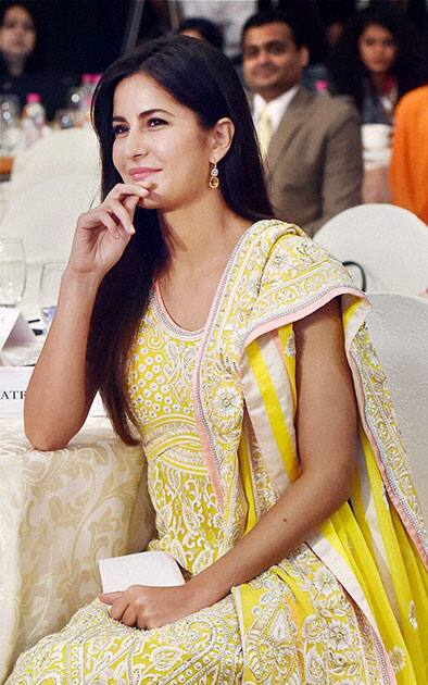 Katrina Kaif during the conference on gender equality, women leadership and entrepreneurship in Mumbai Katrina Kaif during the conference on gender equality, women leadership and entrepreneurship in Mumbai