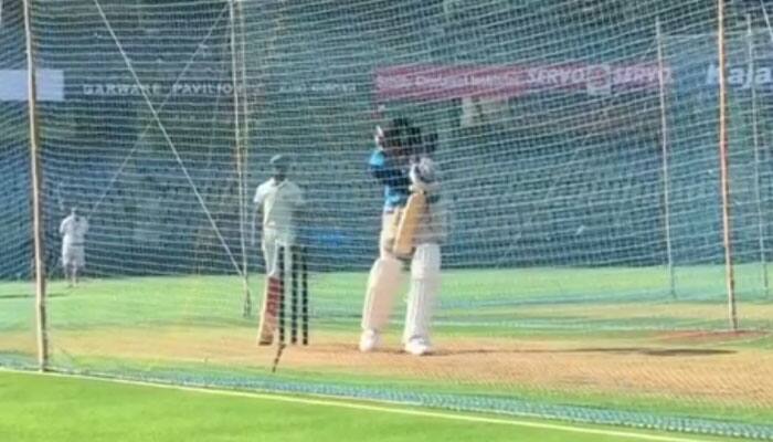 India vs England, Mumbai Test: Virat Kohli&#039;s INTENSE net session — WATCH VIRAL VIDEO