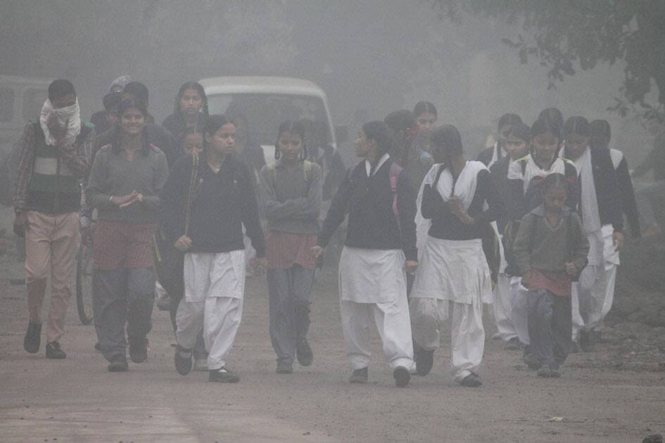 Fog in Faridabad