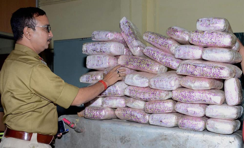 70 kgs Ganja seized by RPF