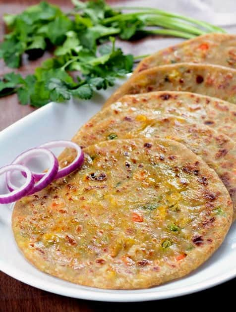 Stuffed paratha like aalo, mooli, gobi