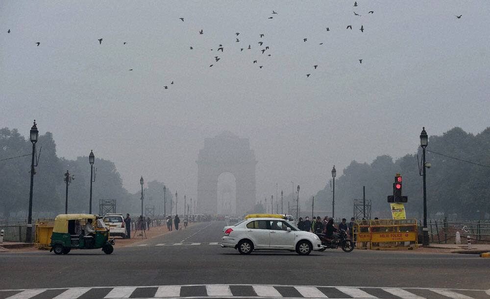 Fog in in Delhi