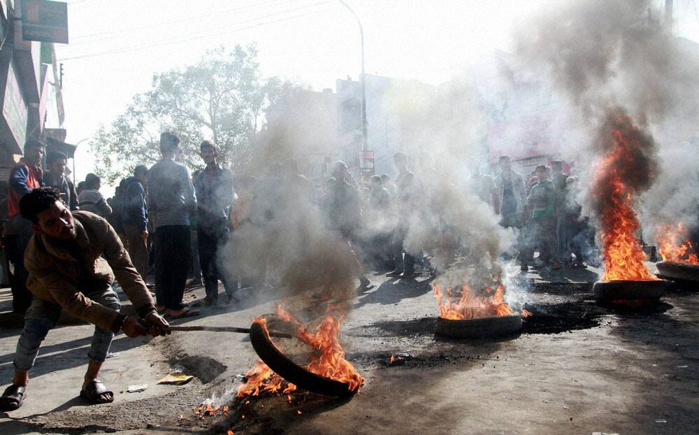 Protest in Jammu