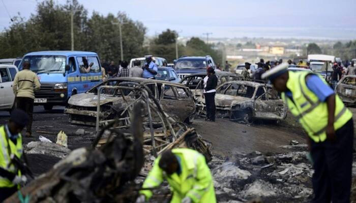 Kenya Naivasha: 40 dead as Oil tanker explodes on Nairobi-Nakuru highway 