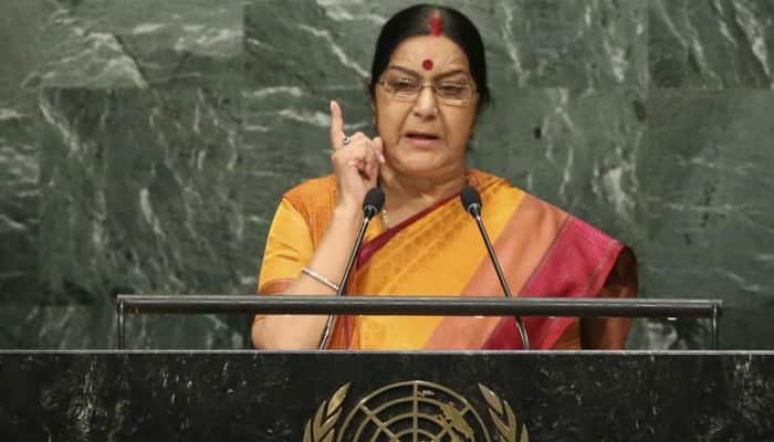 Swaraj Swaraj in global thinkers list; PM Modi congratulates her
