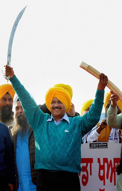 AAP party's 'Majha Fateh' rally in Majitha