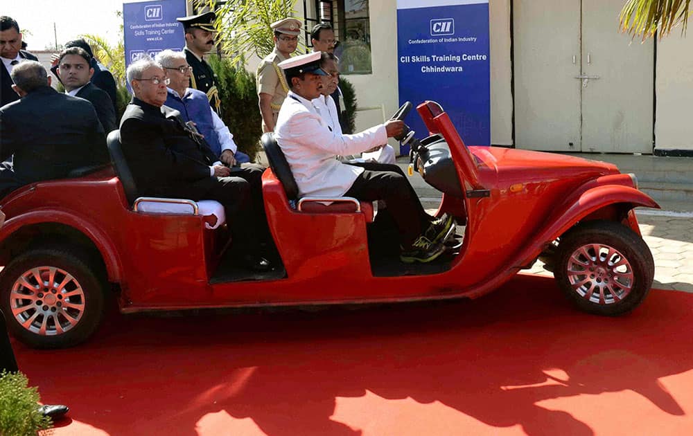 Pranab Mukherjee in Chhindwara