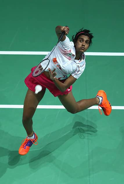 PV Sindhu at BWF Dubai World Superseries Finals