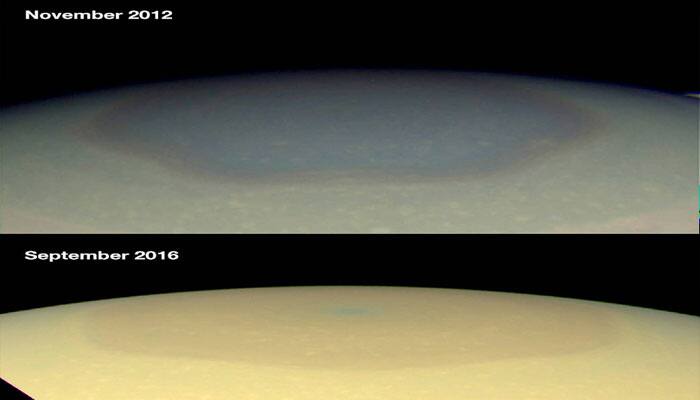 NASA’s Cassini reveals mysterious color change of Saturn’s north