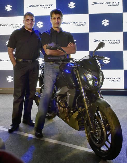 Launch of Bajaj Dominar400 bike