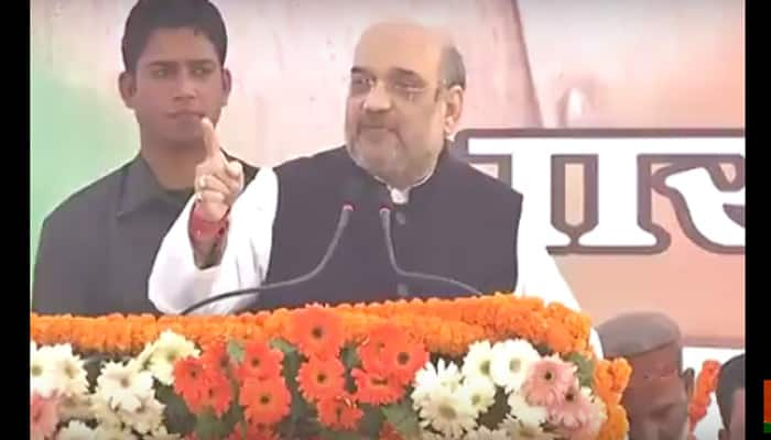 Only BJP can give &#039;goonda mukt sarkar&#039; in Uttar Pradesh: Amit Shah at Shahjahanpur rally