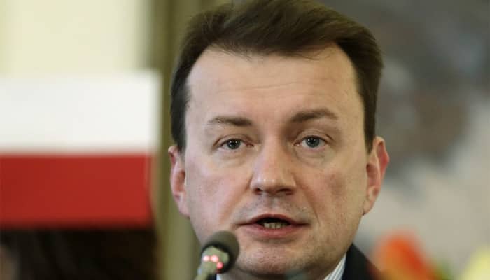 Polish minister Mariusz Blaszczak accuses opposition of trying to seize power illegally